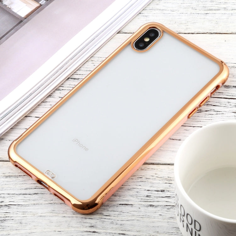 For iPhone X / XS SULADA Colorful Edge Series Shockproof TPU + Electroplated Edge Protective Case