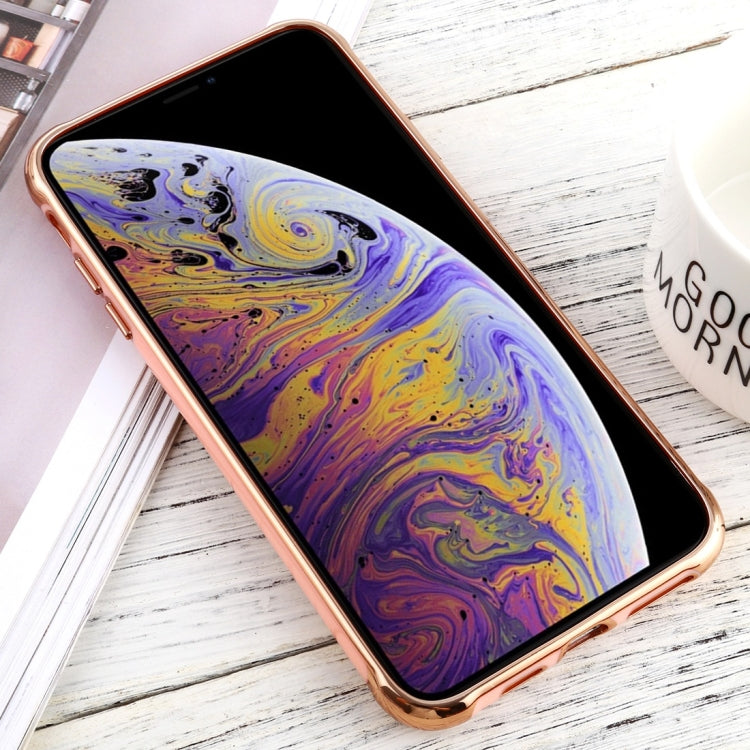 For iPhone X / XS SULADA Colorful Edge Series Shockproof TPU + Electroplated Edge Protective Case