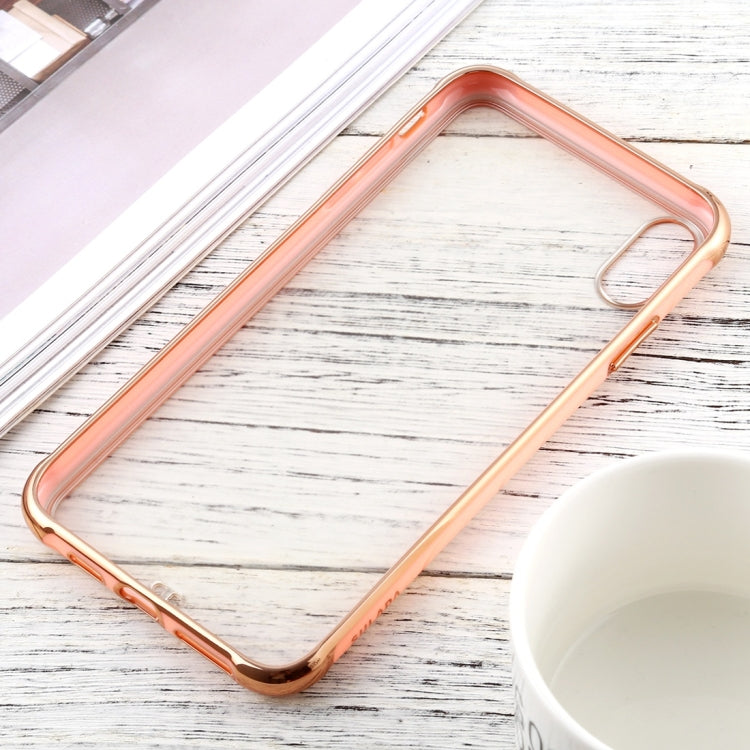 For iPhone X / XS SULADA Colorful Edge Series Shockproof TPU + Electroplated Edge Protective Case