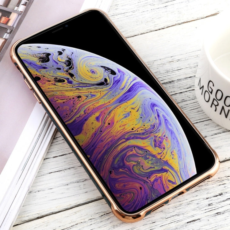 For iPhone X / XS SULADA Colorful Edge Series Shockproof TPU + Electroplated Edge Protective Case