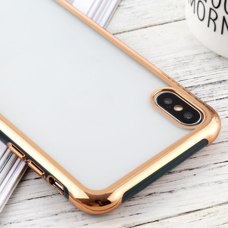 For iPhone X / XS SULADA Colorful Edge Series Shockproof TPU + Electroplated Edge Protective Case