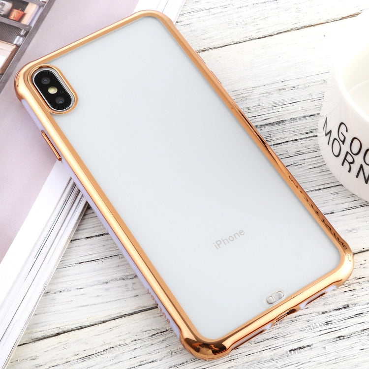 For iPhone X / XS SULADA Colorful Edge Series Shockproof TPU + Electroplated Edge Protective Case