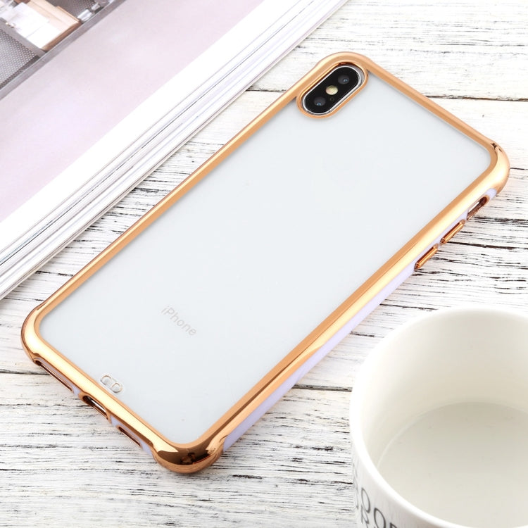 For iPhone X / XS SULADA Colorful Edge Series Shockproof TPU + Electroplated Edge Protective Case