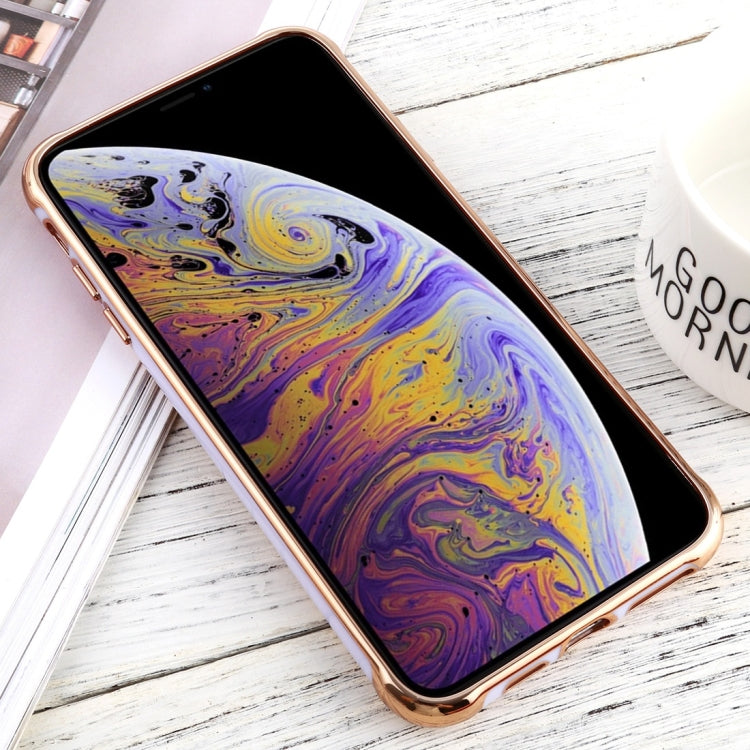 For iPhone X / XS SULADA Colorful Edge Series Shockproof TPU + Electroplated Edge Protective Case