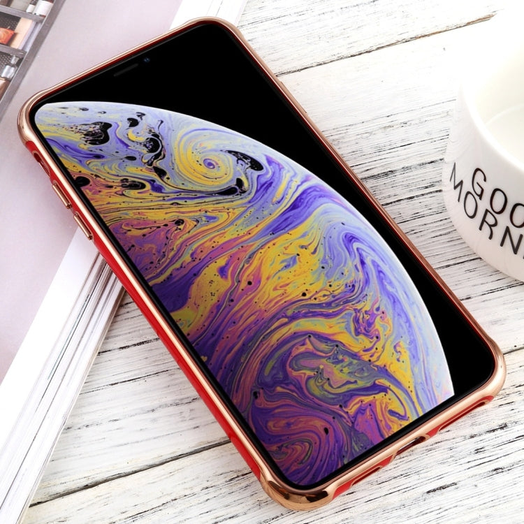For iPhone X / XS SULADA Colorful Edge Series Shockproof TPU + Electroplated Edge Protective Case