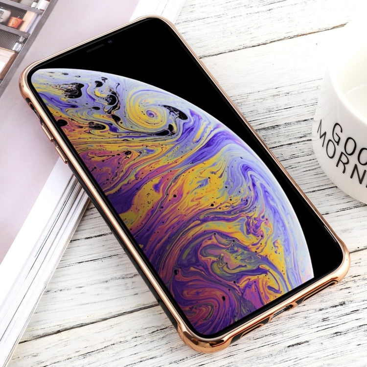For iPhone XS Max SULADA Colorful Edge Series Shockproof TPU + Electroplated Edge Protective Case