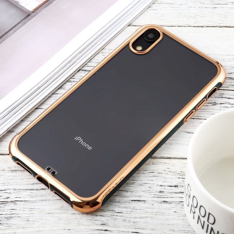 For iPhone XR SULADA Colorful Edge Series Shockproof TPU + Electroplated Edge Protective Case