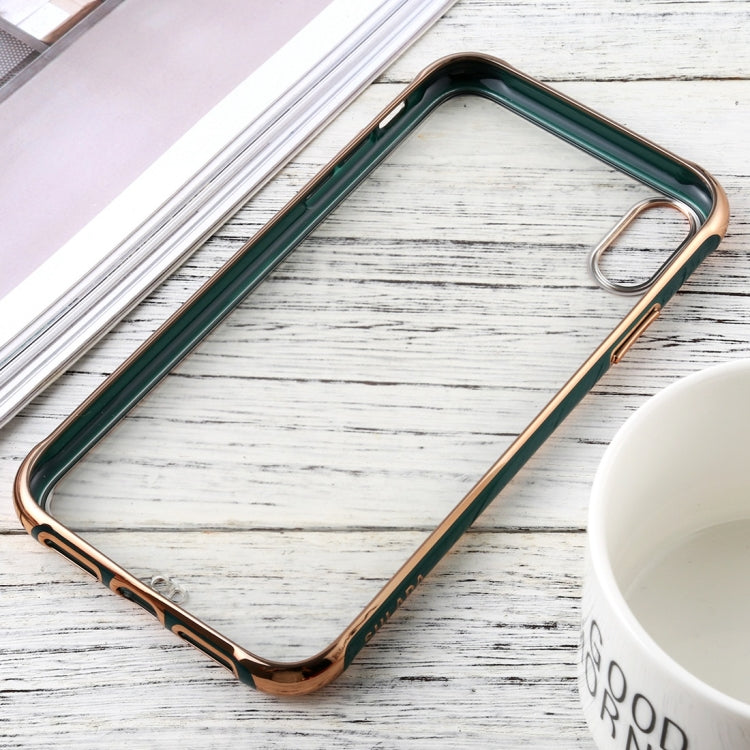 For iPhone XR SULADA Colorful Edge Series Shockproof TPU + Electroplated Edge Protective Case