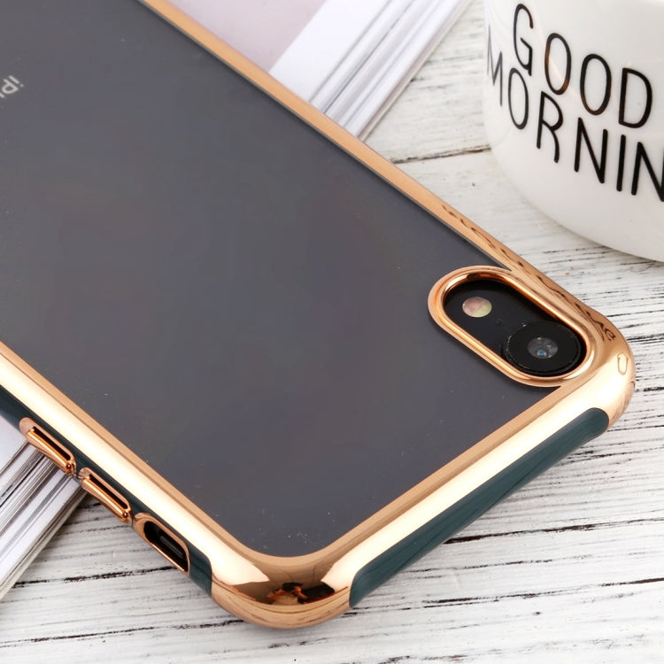 For iPhone XR SULADA Colorful Edge Series Shockproof TPU + Electroplated Edge Protective Case