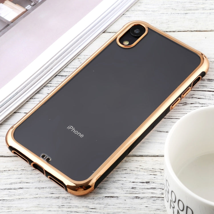 For iPhone XR SULADA Colorful Edge Series Shockproof TPU + Electroplated Edge Protective Case