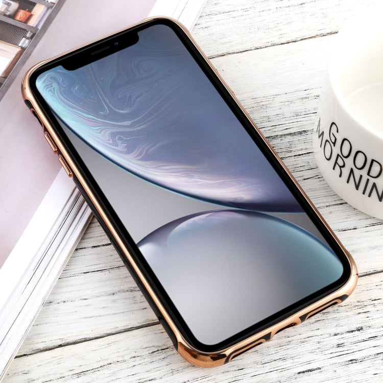 For iPhone XR SULADA Colorful Edge Series Shockproof TPU + Electroplated Edge Protective Case