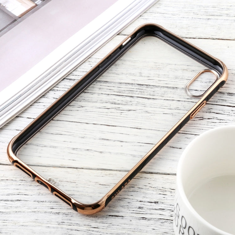For iPhone XR SULADA Colorful Edge Series Shockproof TPU + Electroplated Edge Protective Case