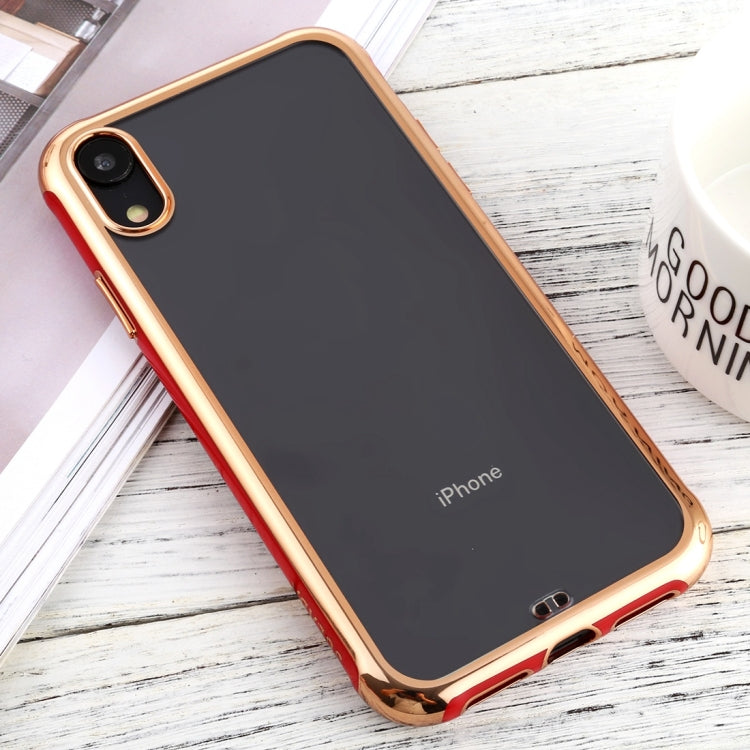 For iPhone XR SULADA Colorful Edge Series Shockproof TPU + Electroplated Edge Protective Case