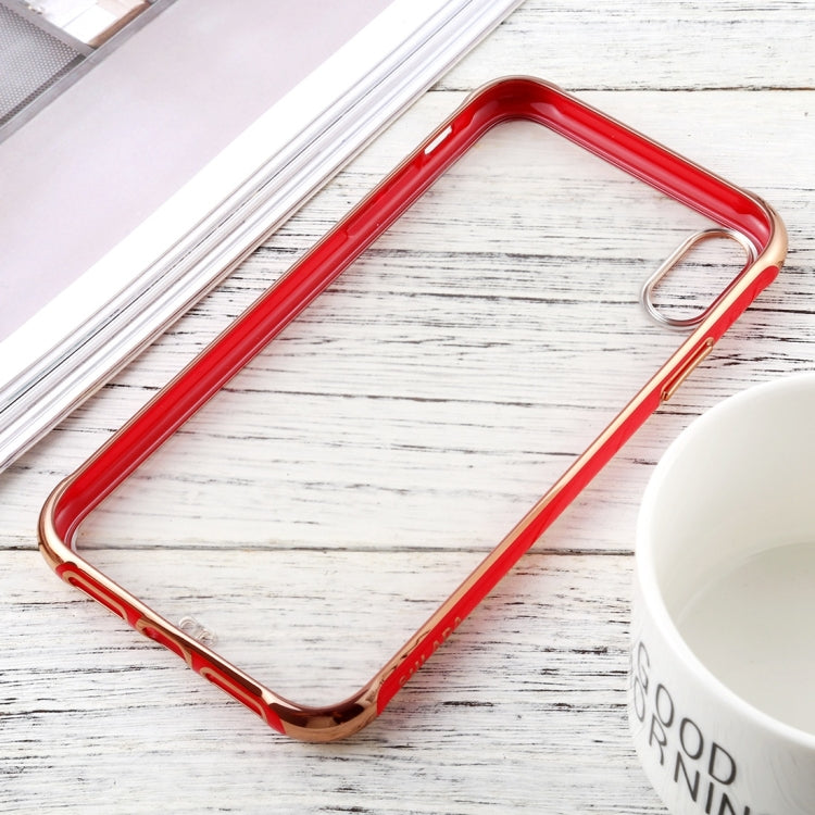 For iPhone XR SULADA Colorful Edge Series Shockproof TPU + Electroplated Edge Protective Case