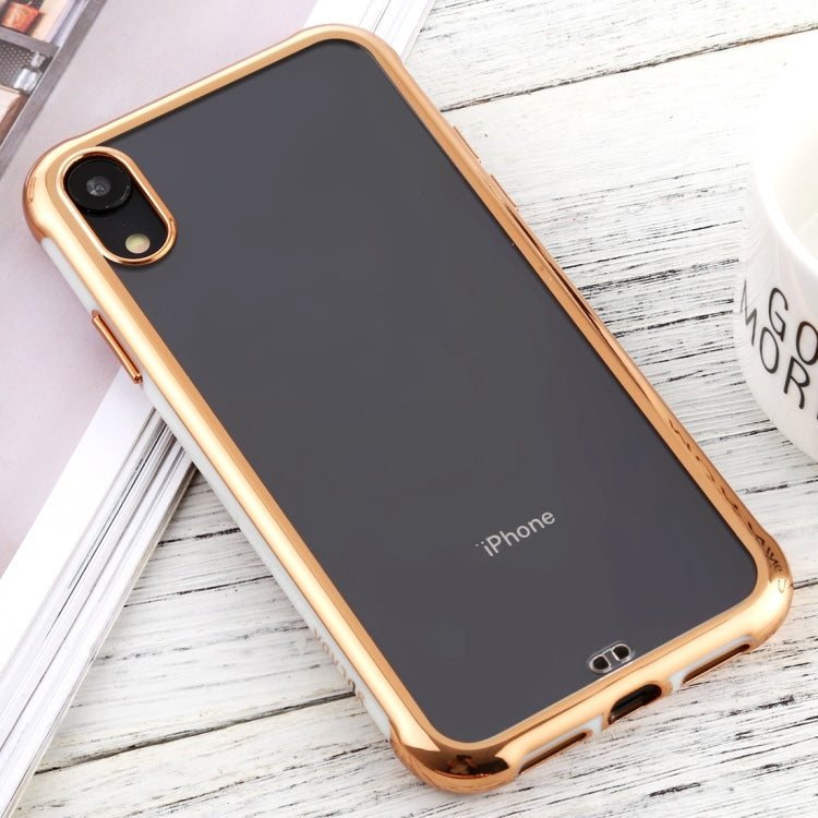 For iPhone XR SULADA Colorful Edge Series Shockproof TPU + Electroplated Edge Protective Case
