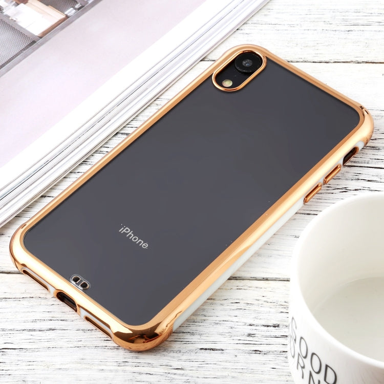 For iPhone XR SULADA Colorful Edge Series Shockproof TPU + Electroplated Edge Protective Case