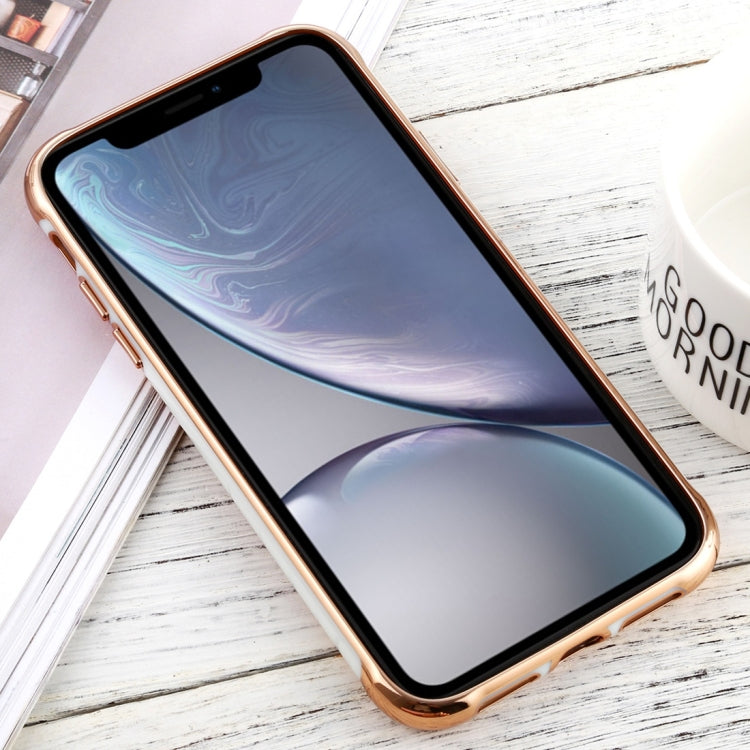 For iPhone XR SULADA Colorful Edge Series Shockproof TPU + Electroplated Edge Protective Case