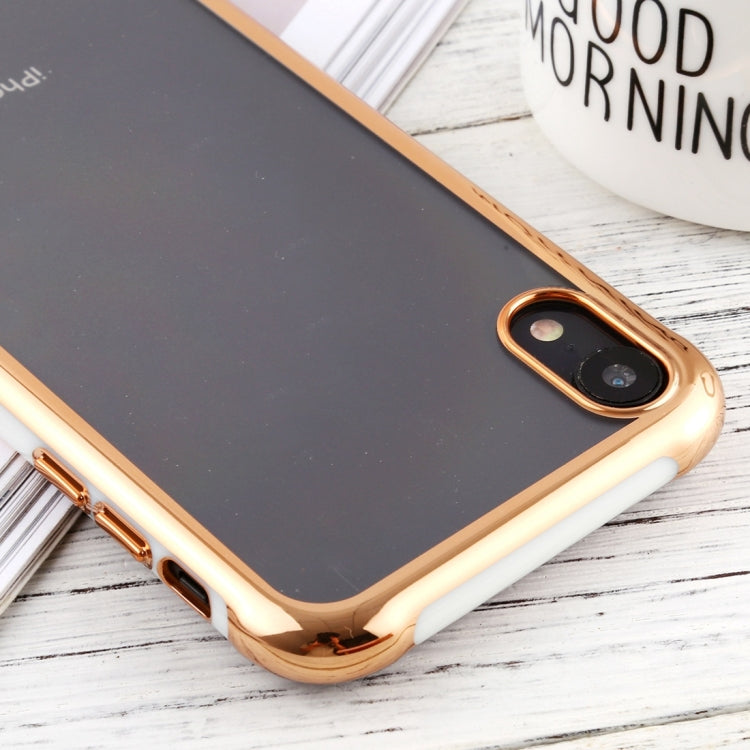 For iPhone XR SULADA Colorful Edge Series Shockproof TPU + Electroplated Edge Protective Case