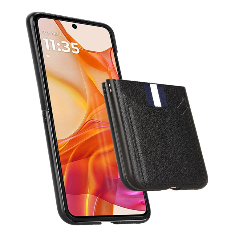 For Motorola Razr 50 Ultra Litchi Texture Card Slot Phone Case