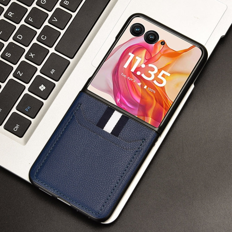 For Motorola Razr 50 Ultra Litchi Texture Card Slot Phone Case