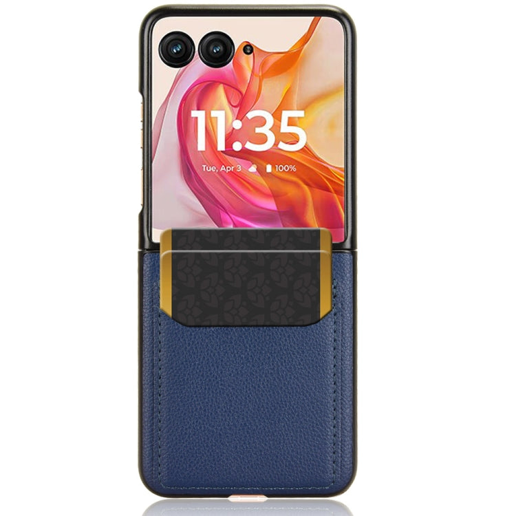 For Motorola Razr 50 Ultra Litchi Texture Card Slot Phone Case