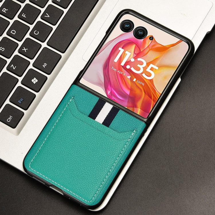 For Motorola Razr 50 Ultra Litchi Texture Card Slot Phone Case