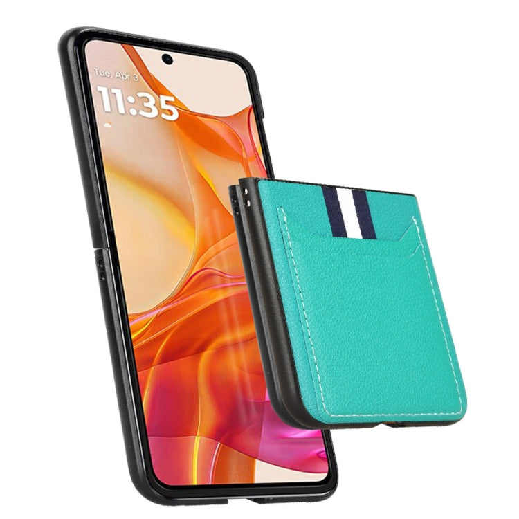 For Motorola Razr 50 Ultra Litchi Texture Card Slot Phone Case