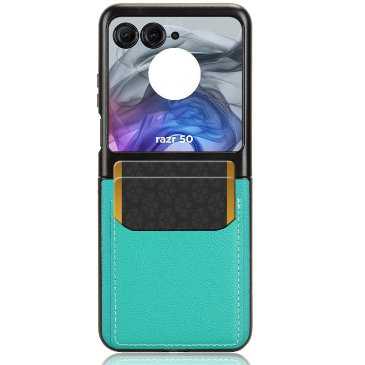 For Motorola Razr 50 Litchi Texture Card Slot Phone Case