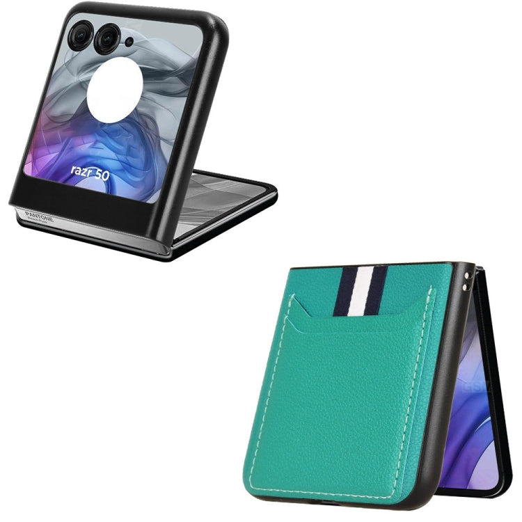 For Motorola Razr 50 Litchi Texture Card Slot Phone Case
