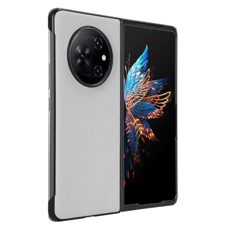 For Tecno Phantom V Fold PU Leather PC Phone Case