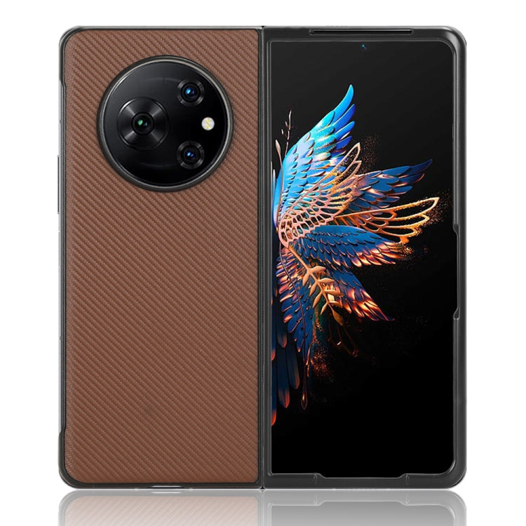 For Tecno Phantom V Fold PU Leather PC Phone Case