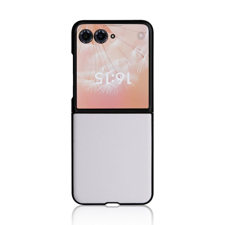 For Motorola Moto Razr 50 Ultra PU Leather PC Phone Case