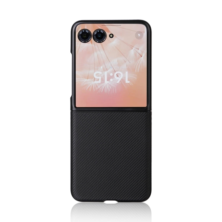 For Motorola Moto Razr 50 Ultra PU Leather PC Phone Case