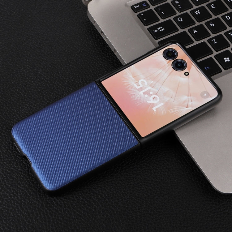 For Motorola Moto Razr 50 Ultra PU Leather PC Phone Case