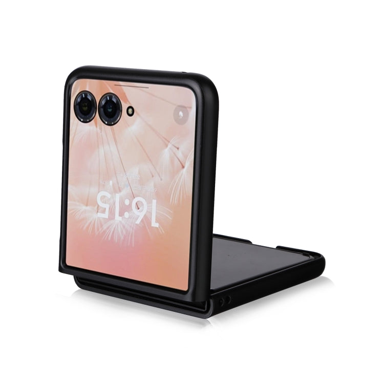 For Motorola Moto Razr 50 Ultra PU Leather PC Phone Case