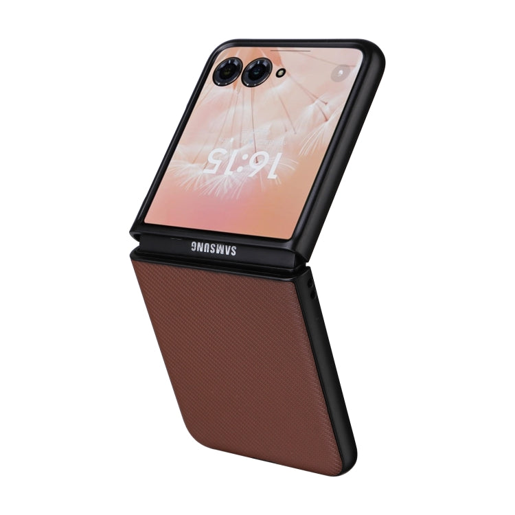 For Motorola Moto Razr 50 Ultra PU Leather PC Phone Case