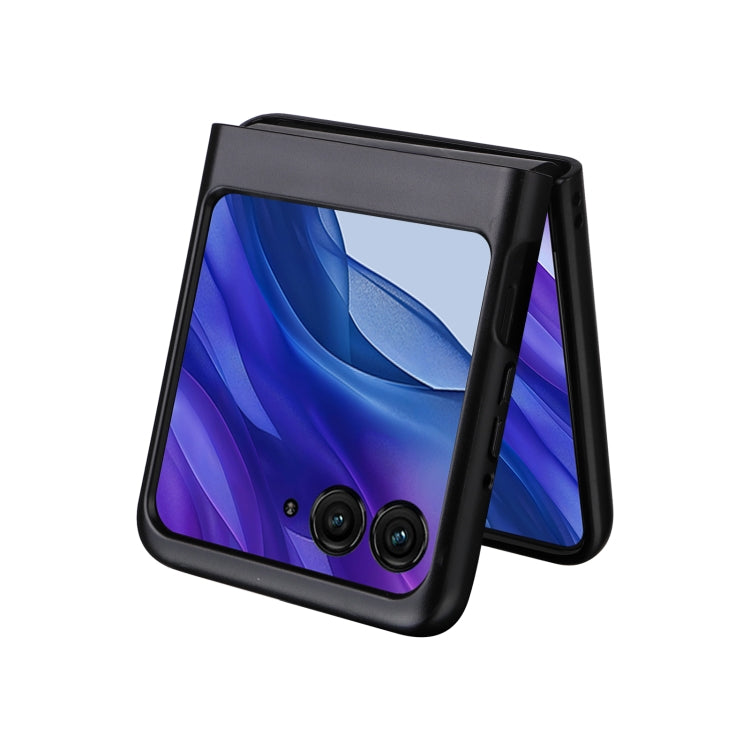 For Motorola Moto Razr 50 PU Leather PC Phone Case