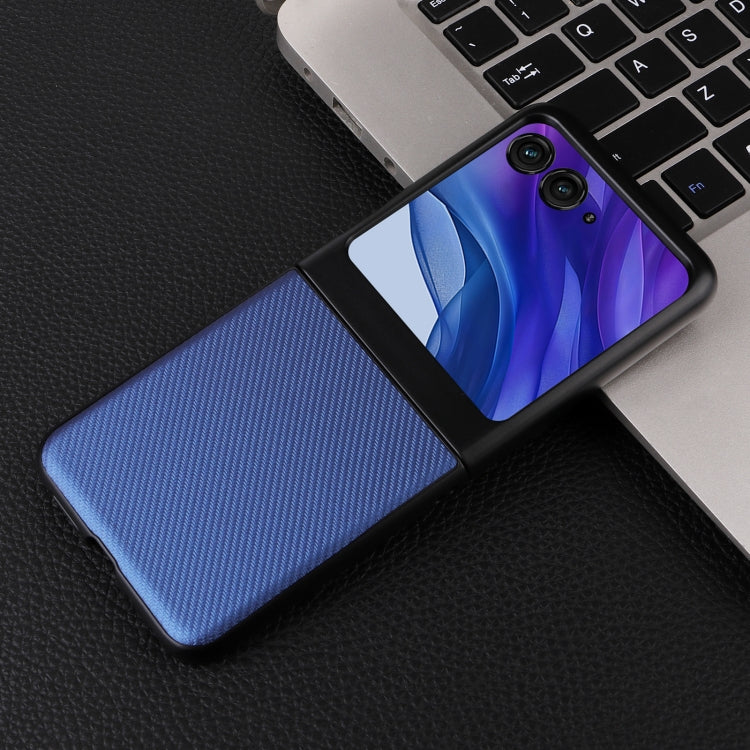 For Motorola Moto Razr 50 PU Leather PC Phone Case