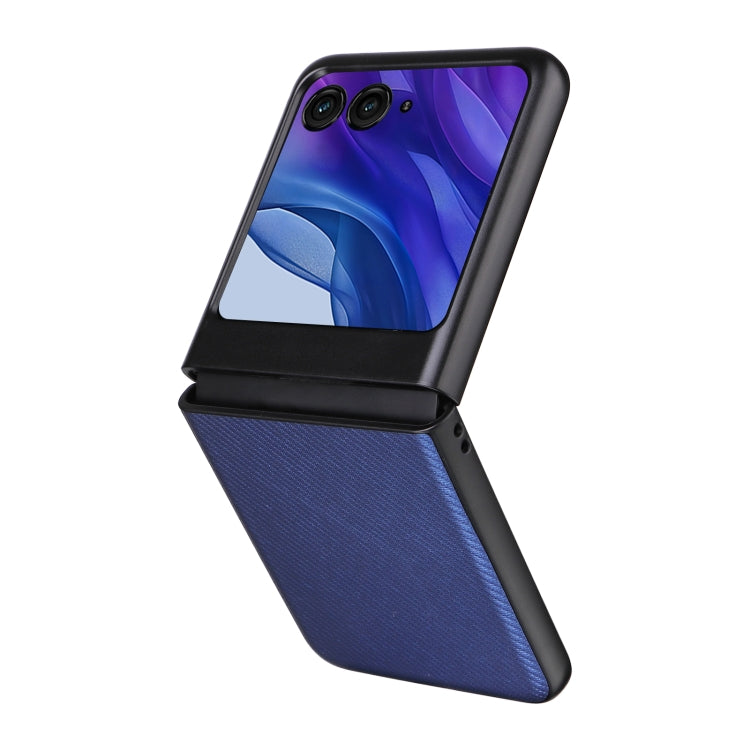For Motorola Moto Razr 50 PU Leather PC Phone Case