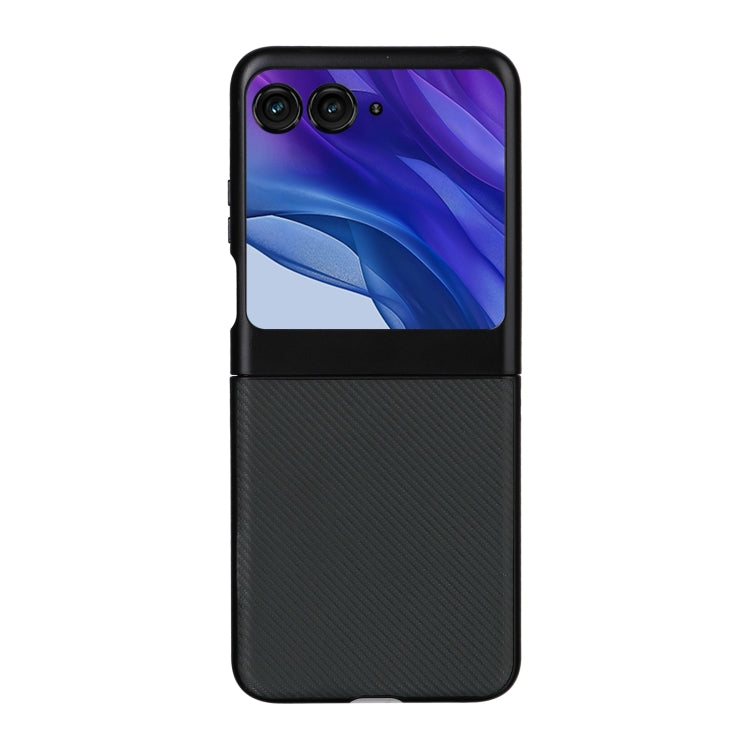 For Motorola Moto Razr 50 PU Leather PC Phone Case