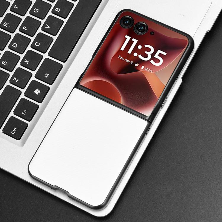 For Motorola Razr 60 Ultra PU Leather PC Phone Case