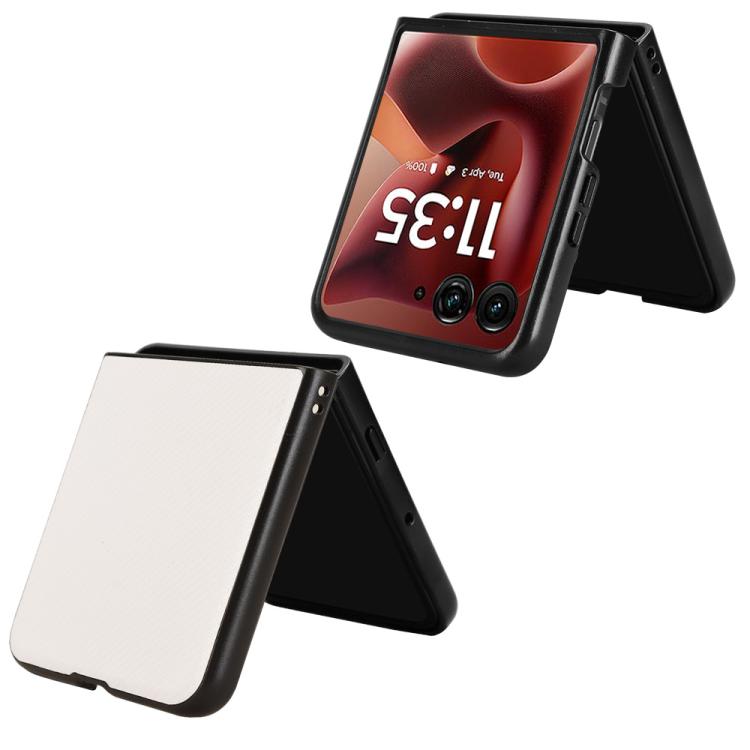 For Motorola Razr 60 Ultra PU Leather PC Phone Case