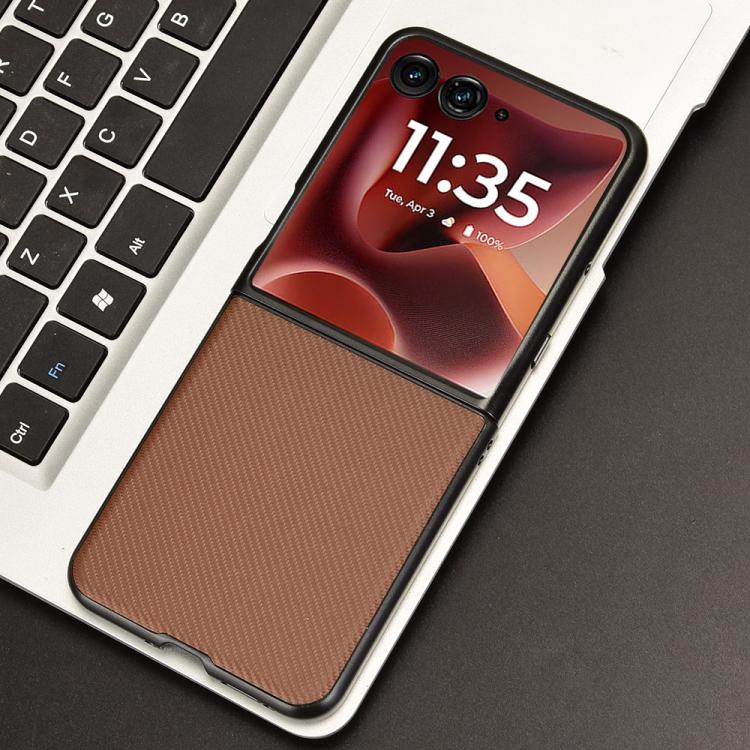 For Motorola Razr 60 Ultra PU Leather PC Phone Case
