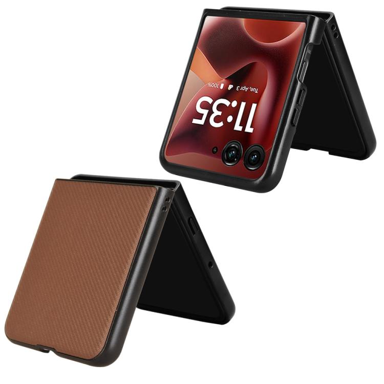For Motorola Razr 60 Ultra PU Leather PC Phone Case