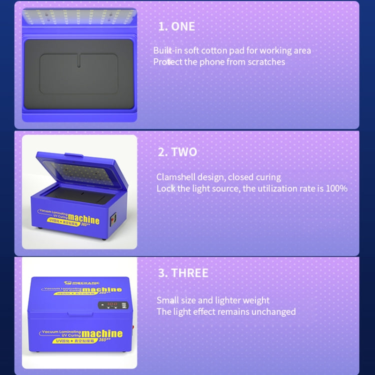 MECHANIC 365 Pro 2 in 1 UV Curing Box Vacuum Laminating Machine,