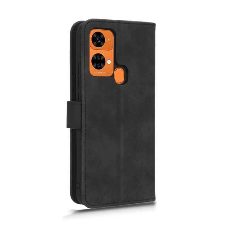 For Oukitel C33 Skin Feel Magnetic Flip Leather Phone Case