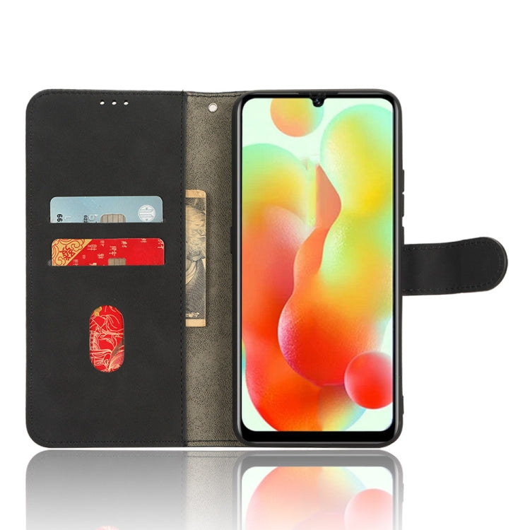 For Oukitel C33 Skin Feel Magnetic Flip Leather Phone Case