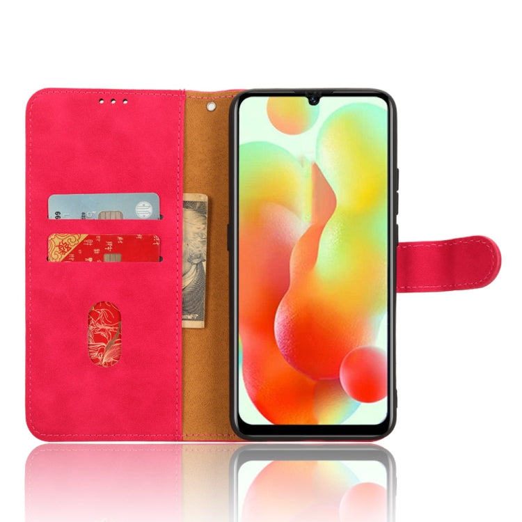 For Oukitel C33 Skin Feel Magnetic Flip Leather Phone Case