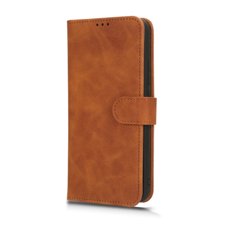 For Oukitel C33 Skin Feel Magnetic Flip Leather Phone Case