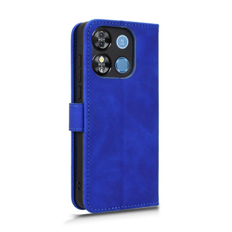 For Oukitel C57 Pro Skin Feel Magnetic Flip Leather Phone Case